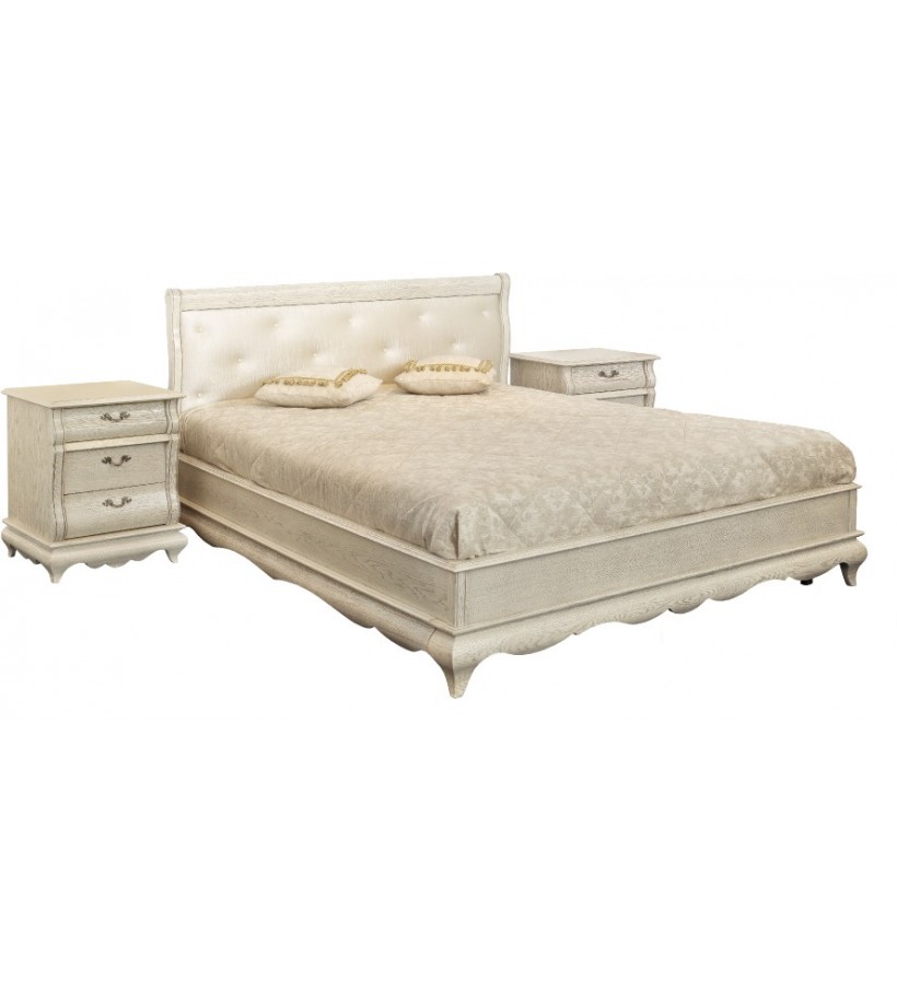 Кровать низкое изножье 140*200 Bianco Модеро